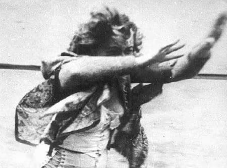 a jewish woman running from ukrainians on medova street during the lviv pogroms - lviv holocaust tour and research